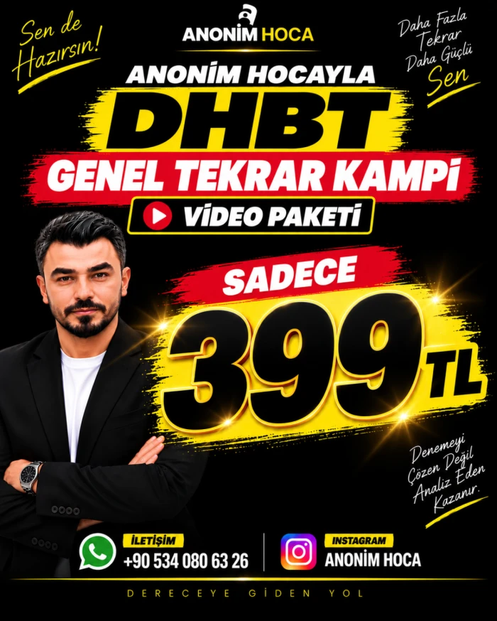 2026 - DHBT GENEL TEKRAR KAMPI